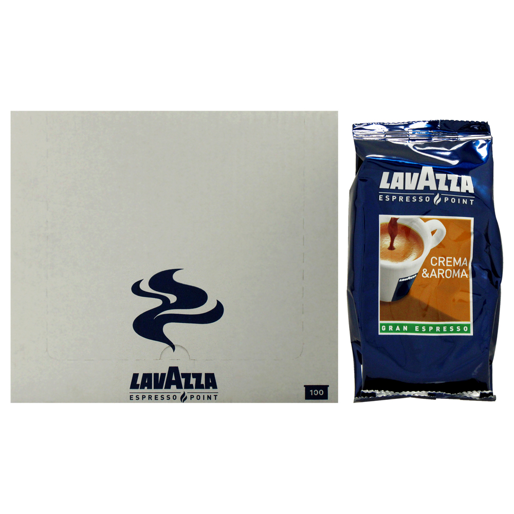Espresso Point Crema and Aroma Coffee by Lavazza for Unisex - 100 Pods Coffee